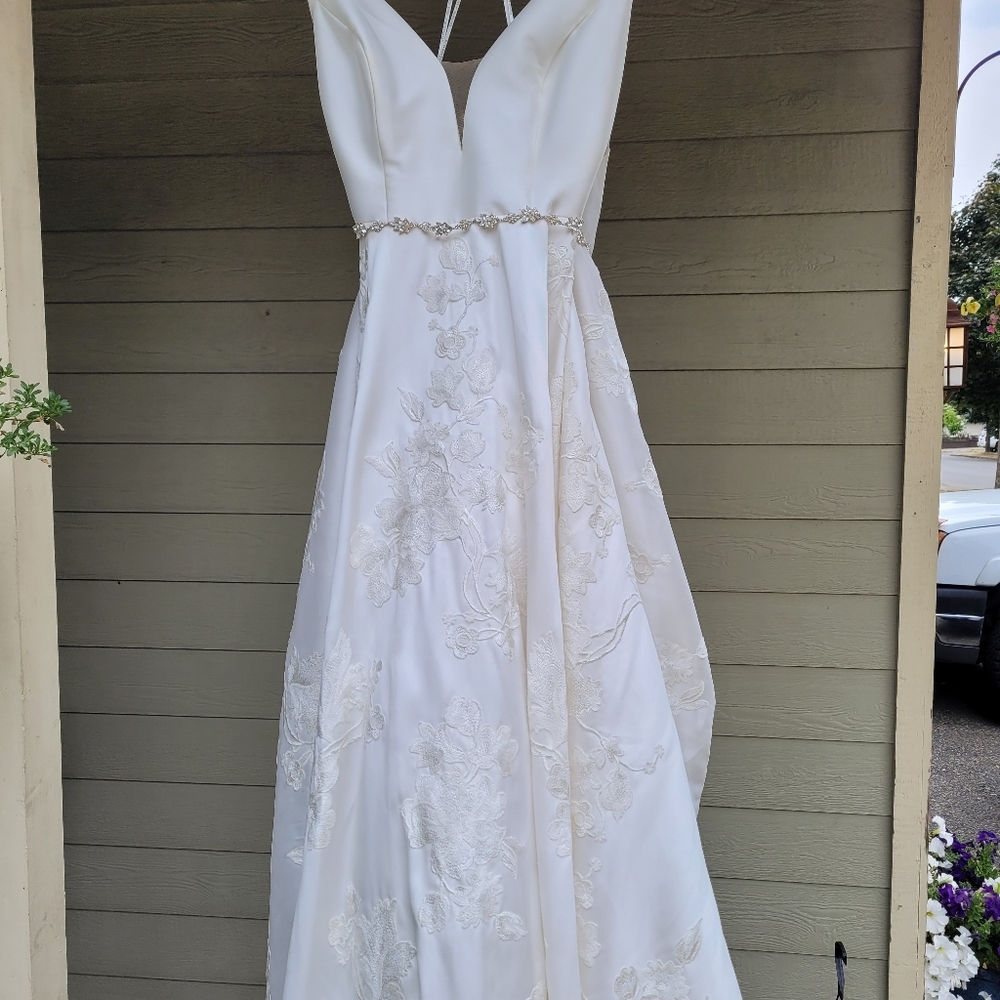 Off white wedding dress